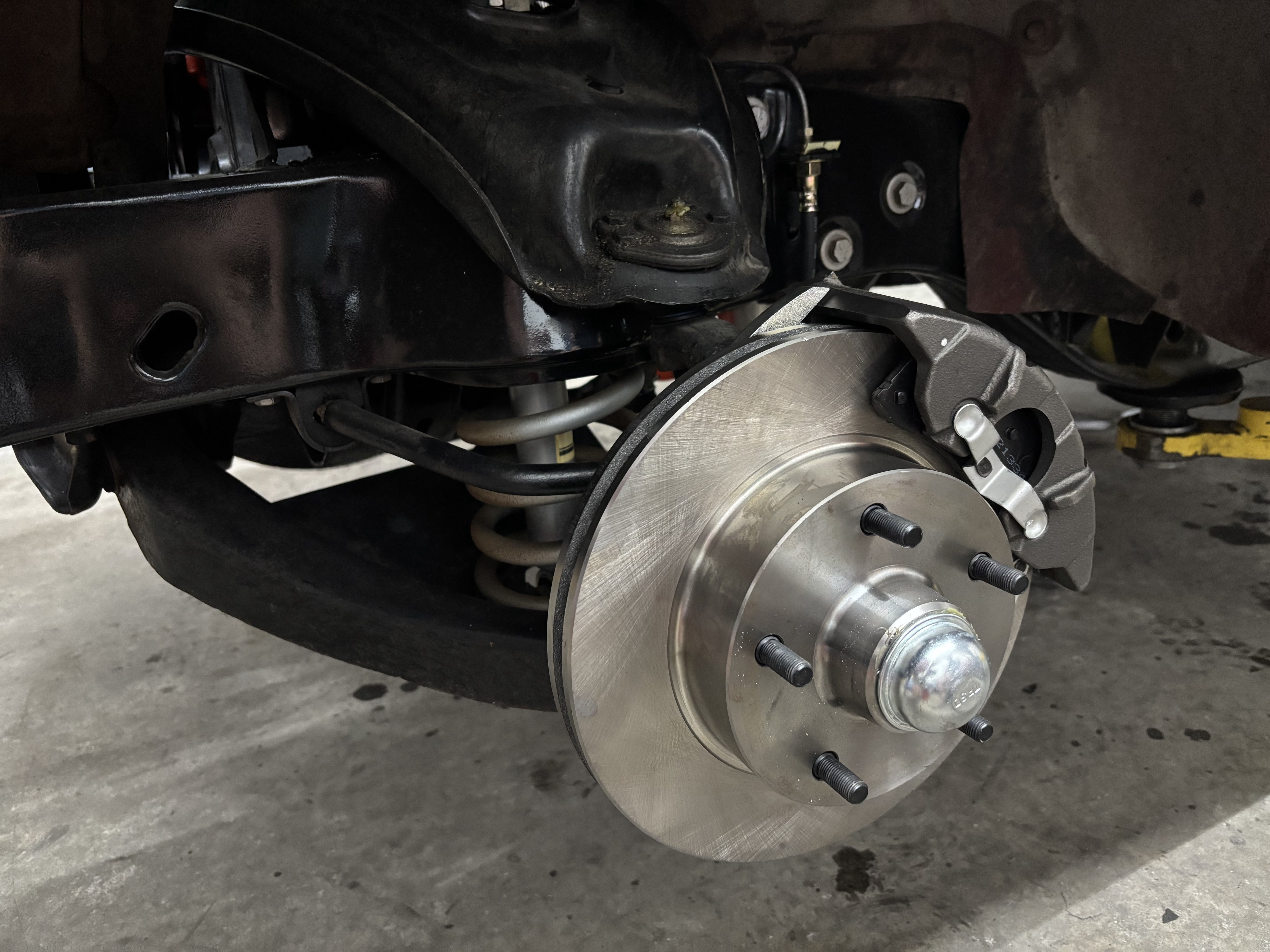 Front disc brake conversion on a 68 Camaro