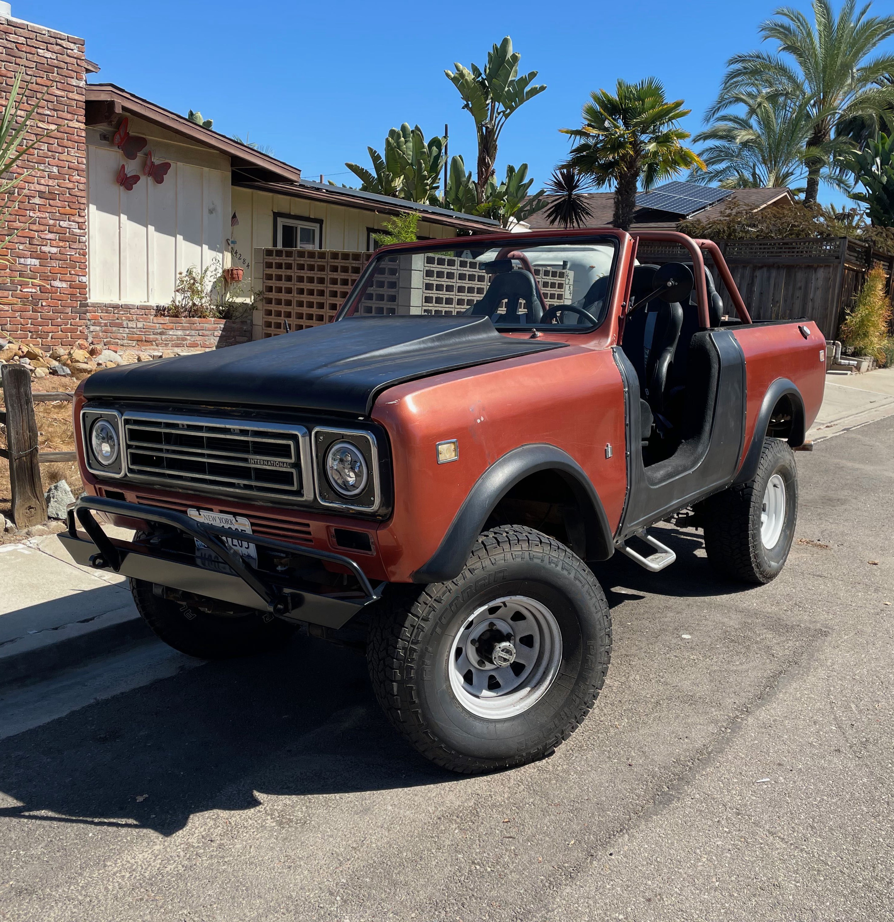 International Scout ready for Ocotillo Wells
